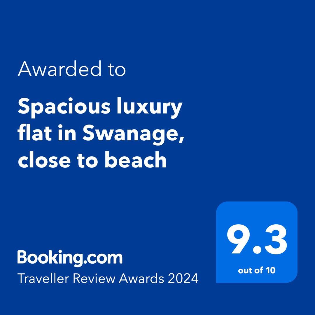 Spacious Luxury Flat In Swanage, Close To Beach With Parking Exteriör bild